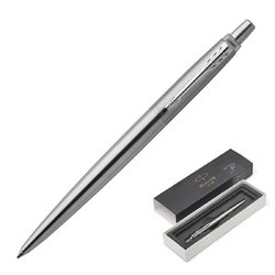 Ручка гелевая Parker Jotter Stainless Steel CT цвет чернил черный цвет корпуса серебристый (артикул производителя 2020646)